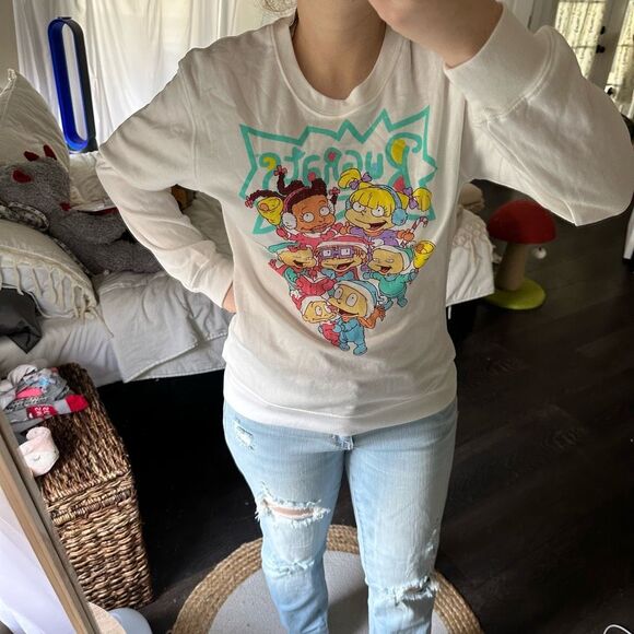 Nickelodeon Rugrats Women’s Small Winter Pullover Sweatshirt NWT - Picture 1 of 5